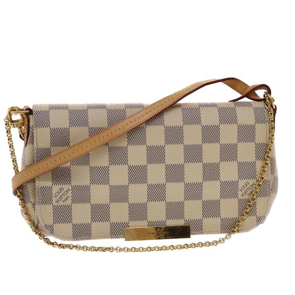 LOUIS VUITTON Damier Azur Favorit PM Shoulder Bag N41277 - Picture 1 of 16